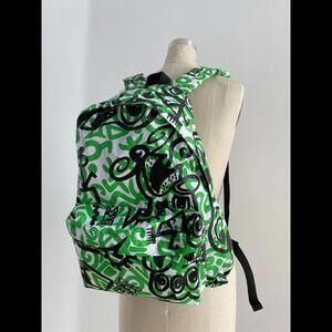 Jeremy Scott x Kenny scharf Backpack : art bag tote NEW RARE